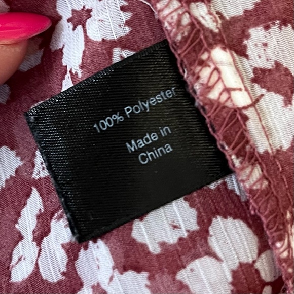 ❌SOLD❌➕ Lane Bryant Floral Semi Sheer Button Front Blouse Womens Plus Size 22/24 - Picture 9 of 9